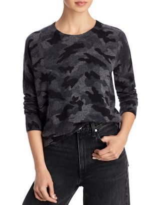 AQUA Camo Crewneck Cashmere Sweater - 100% Exclusive  Back to Results -  Women - Bloomingdale's | Bloomingdale's (CA)