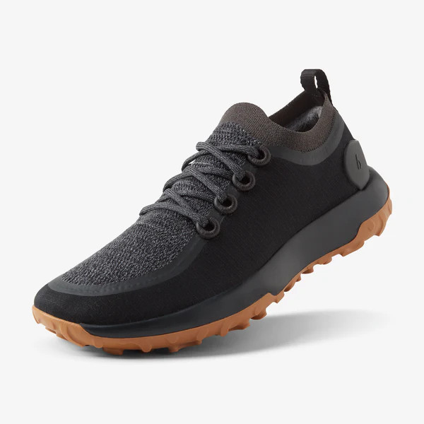 Men's Trail Runners - Natural Black (Rugged Khaki Sole) | Allbirds