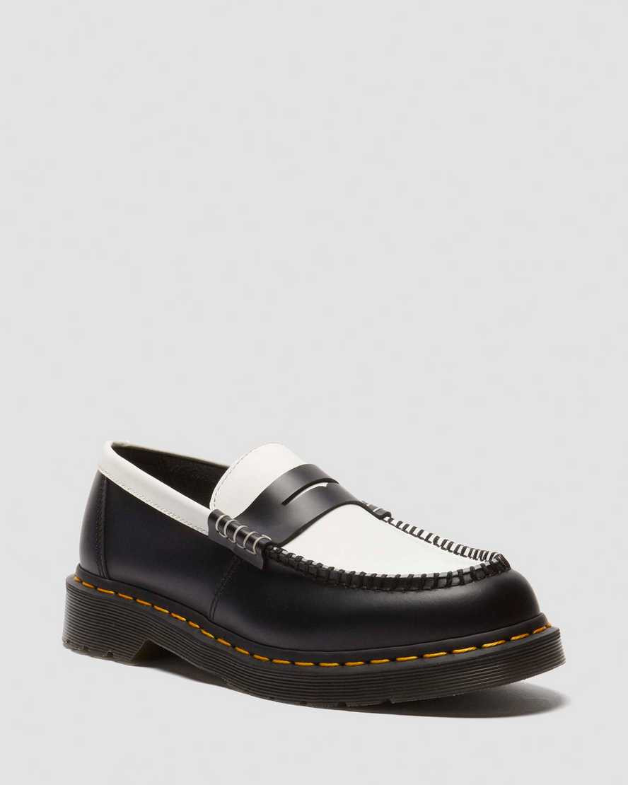 Penton two-tone Smooth leather loafers | Dr. Martens