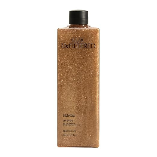 +Lux Unfiltered High Gloss N°30 Shimmer Body Oil with SPF 30 - Instant Bronze Shimmering Body Oi... | Amazon (US)