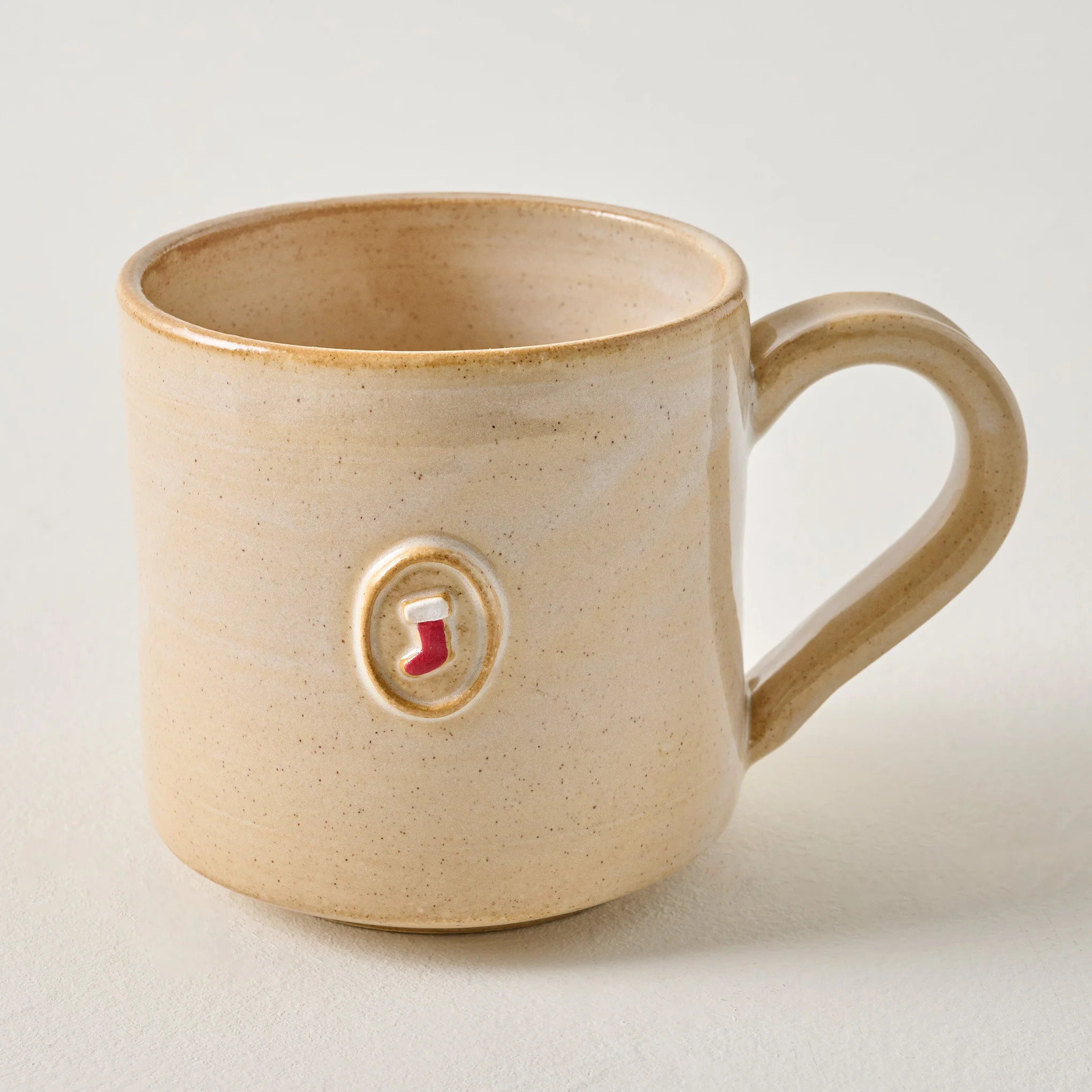 Black Oak Artisan Stocking Beige Mug | Magnolia