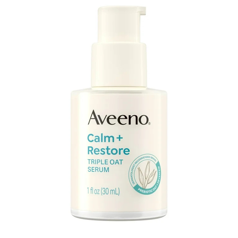 Aveeno Calm + Restore Triple Oat Sensitive Skin Facial Serum, 1 fl. oz | Walmart (US)