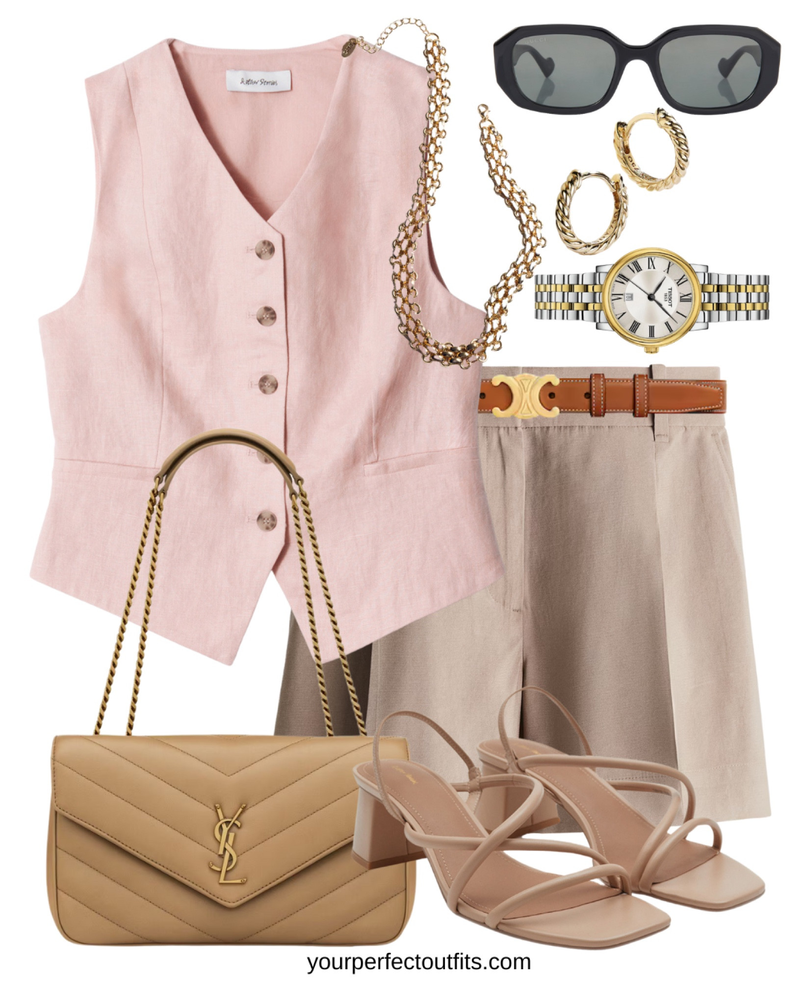 Elegant spring and summer look with a beige short 

#LTKSeasonal #LTKSummerEdit #LTKPetite