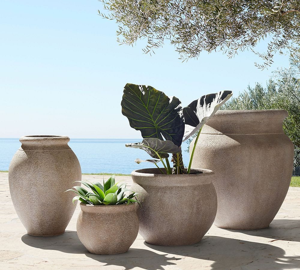 Azina Outdoor Planters | Pottery Barn (US)