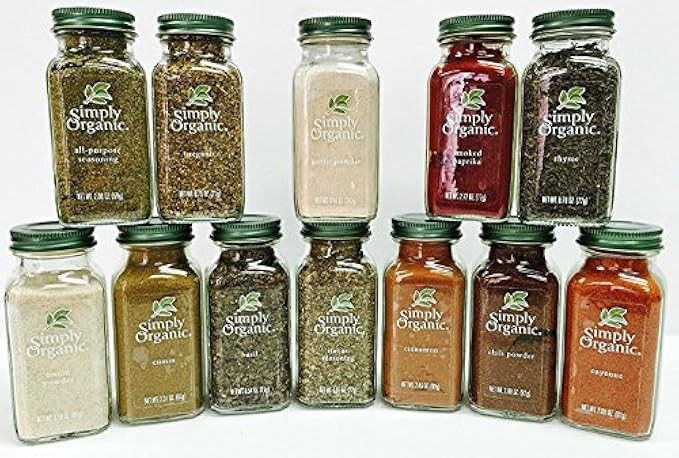 Simply Organic Gourmet Starter 12 Spices Gift Set | Amazon (US)