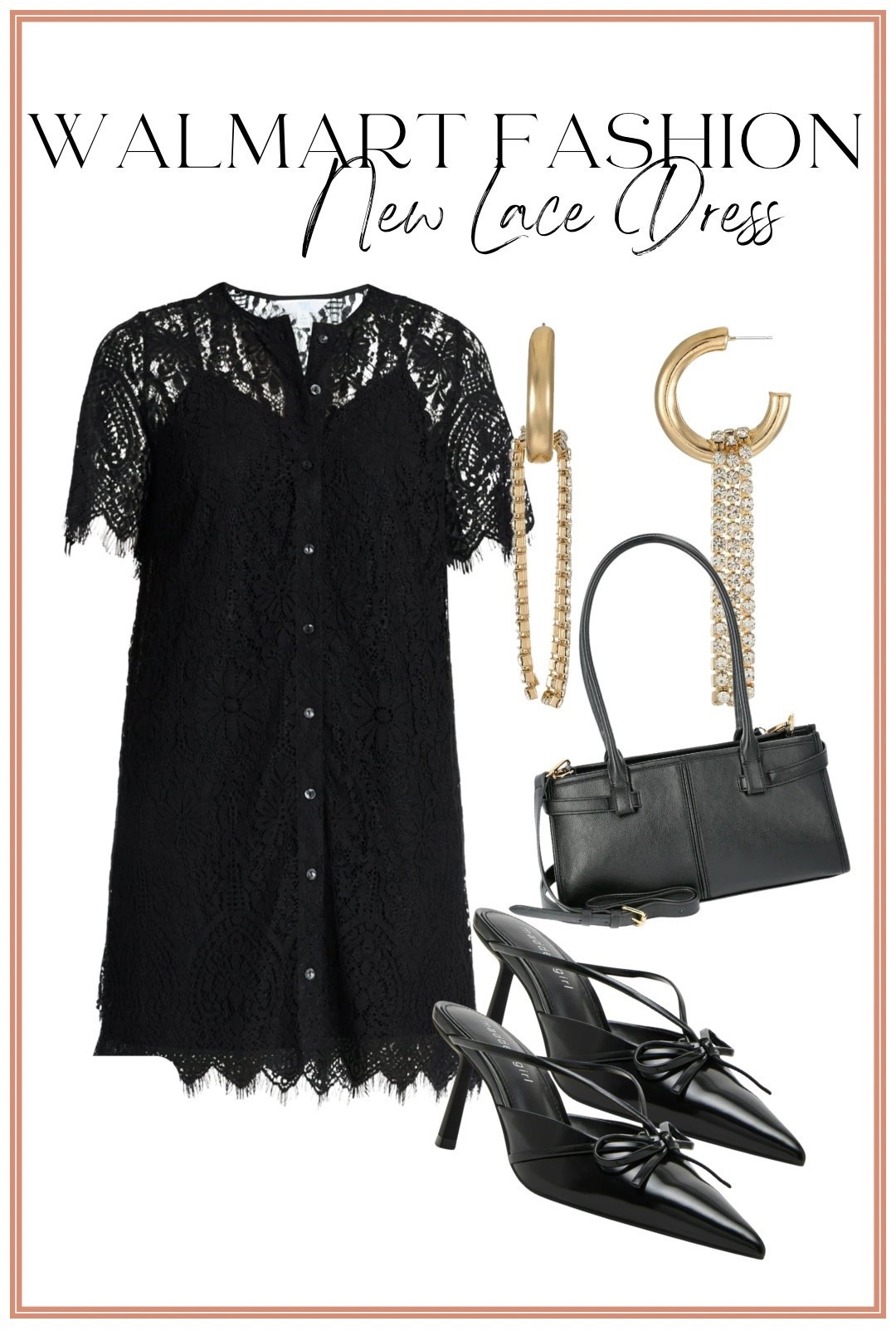 Walmart fashion is bringing the elegance with this stunning new lace dress 🖤✨ The detail is absolutely beautiful — scalloped edges, button front, and the perfect length for holiday parties, date nights, church, or winter events.

And it gets even better… it also comes in burgundy, which is gorgeous for Christmas and festive occasions! 🎄❤️ Pair it with classic heels, gold accessories, and a sleek bag for an elevated look that still stays budget-friendly.

True to size, amazing quality, and so easy to dress up or down. Linking everything in LTK!

#WalmartFashion #WalmartFinds #HolidayOutfits #LaceDress #BlackDress #BurgundyDress #AffordableFashion #WinterStyle #HolidayStyle #LTKHoliday #LTKSeasonal #FestiveFashion #WalmartOutfits