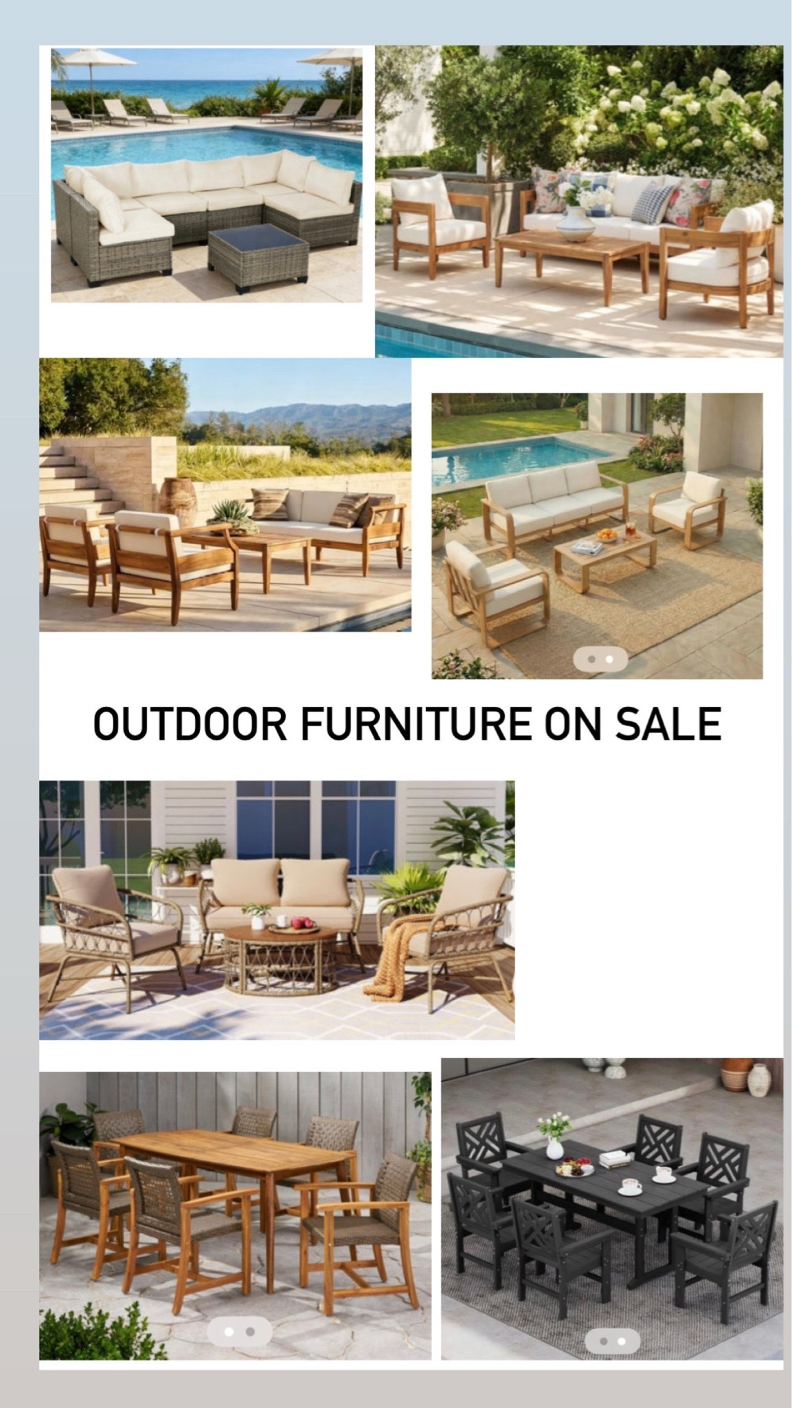 Outdoor furniture from Wayfair all ON SALE!

#LTKSeasonal #LTKHome #LTKSaleAlert