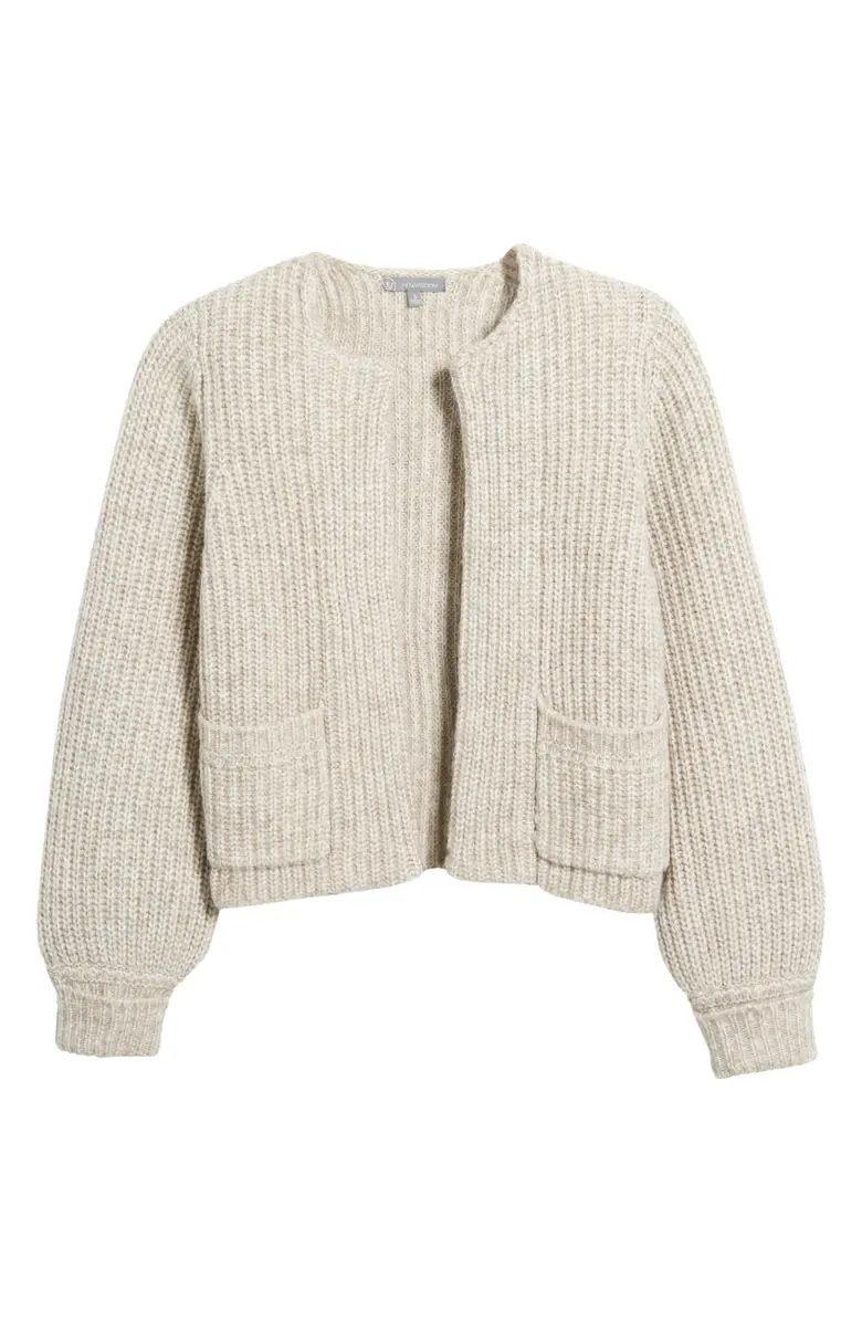 Wit & Wisdom Marled Blouson Sleeve Cardigan | Nordstrom | Nordstrom