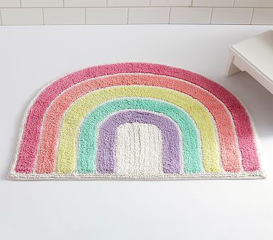 Rainbow Shaped Bath Mat | Pottery Barn Kids