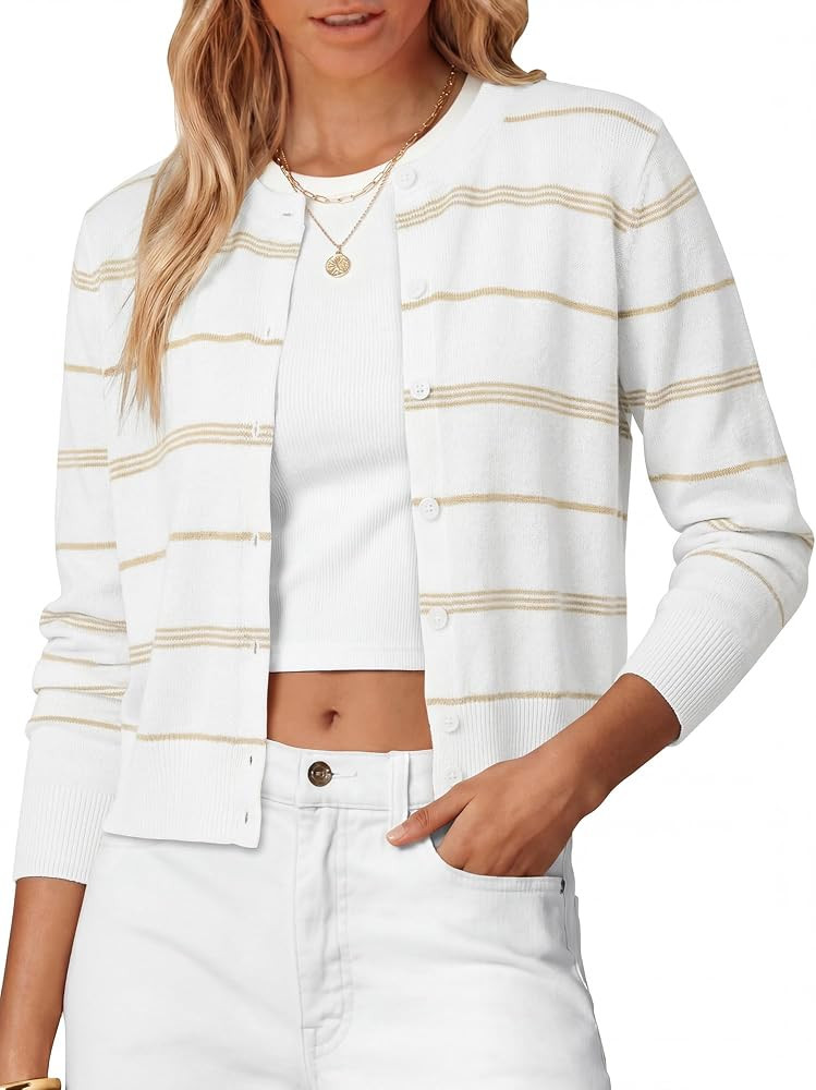 ANRABESS Cardigan Sweaters for Women Button Up 2026 Fall Outfits | Amazon (US)