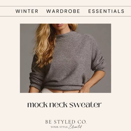 Winter wardrobe essentials - mock neck sweaters #LTKHoliday 

#LTKGiftGuide #LTKstyletip