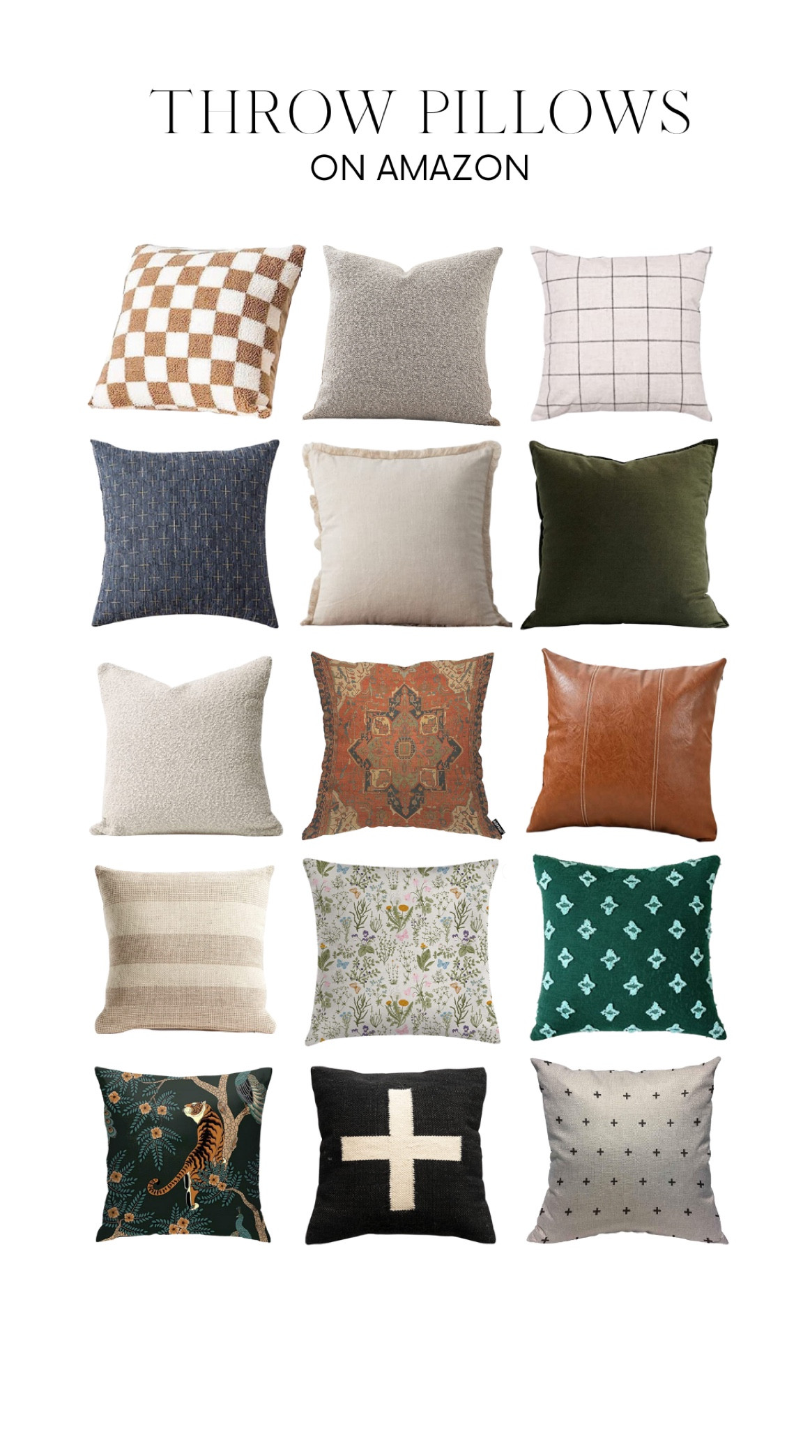 Trendy + aesthetic throw pillows on Amazon #amazonhome #throwpillow #homedecor #pillows 

#LTKhome #LTKFind #LTKunder50