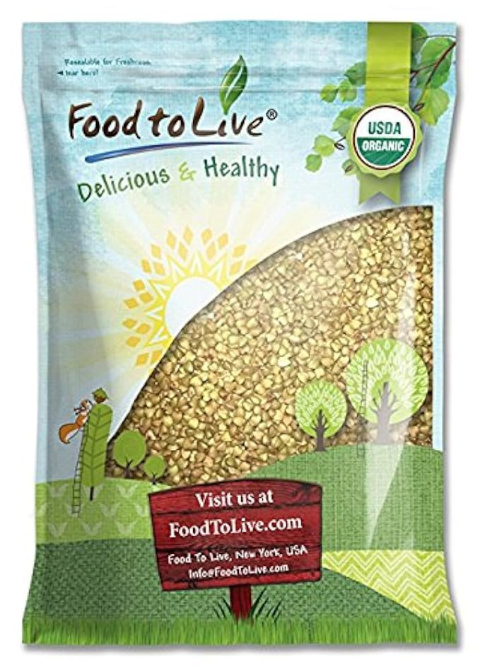 Organic Buckwheat Groats (Raw, Hulled, Non-GMO, Kosher, Bulk) by Food To Live — 5 Pounds | Amazon (US)