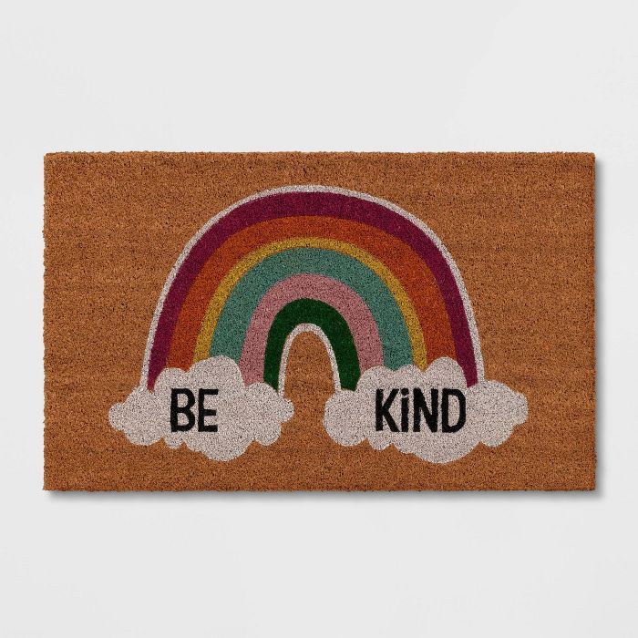 1'6"x2'6" 'Be Kind' Doormat Natural - Sun Squad™ | Target