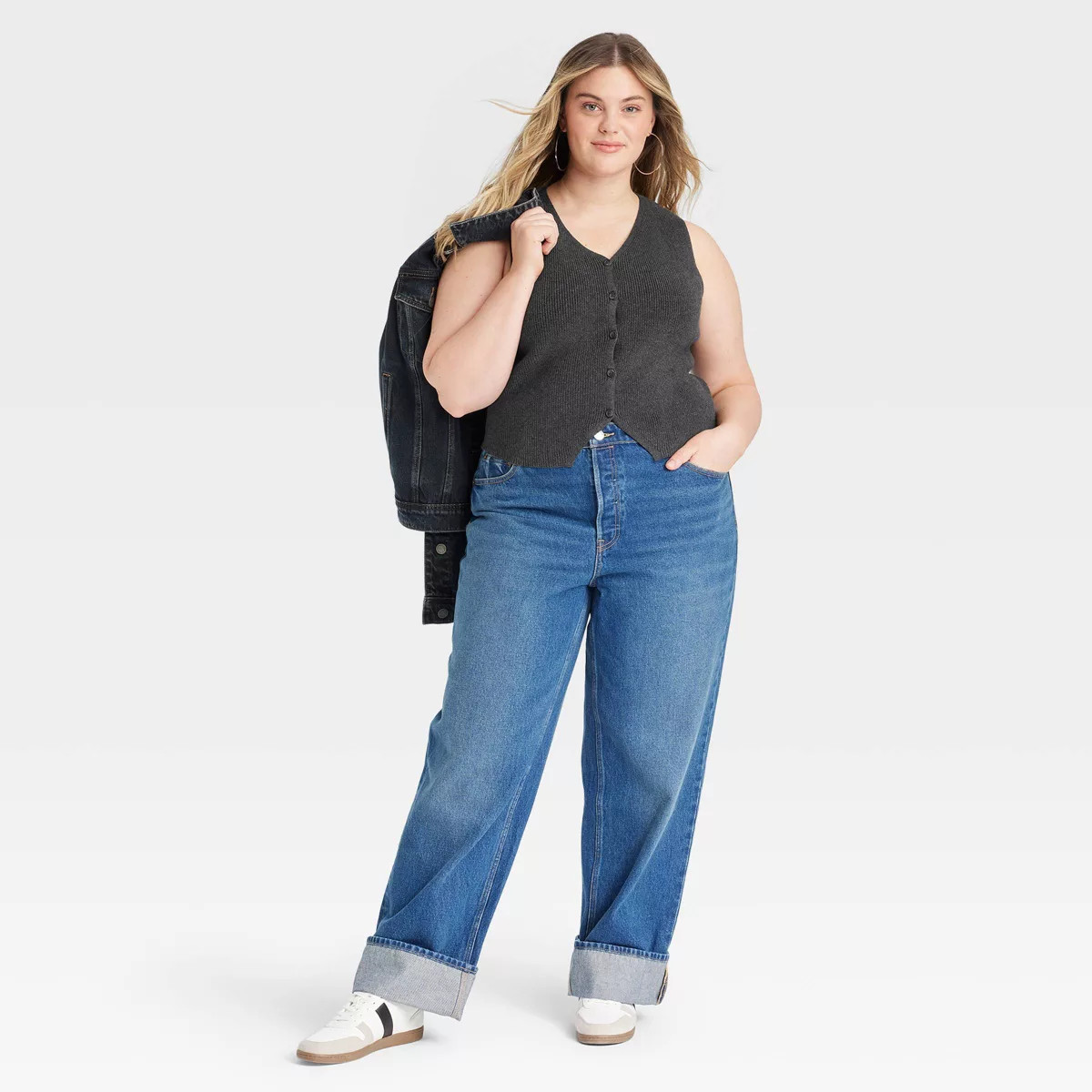 Women's Button-Front Sweater Vest - Universal Thread™ | Target