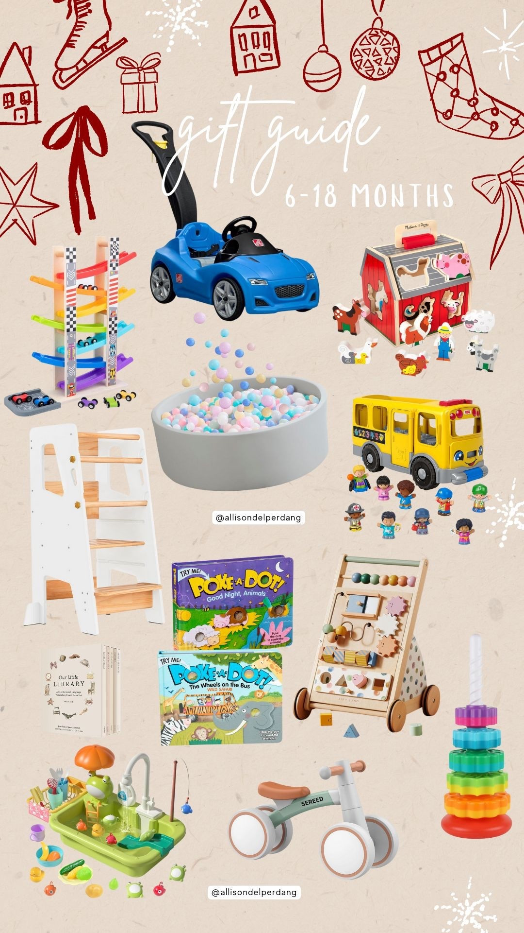 Gift guide for the baby’s! 6 months, one year old and 18 month old gift guide and ideas! 

#LTKKids #LTKGiftGuide #LTKBaby