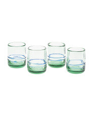 Set Of 4 Contrast Rings Rocks Glasses | Kitchen & Dining Room | Marshalls | Marshalls