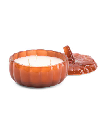 14oz Pumpkin Harvest Figural Candle | TJ Maxx