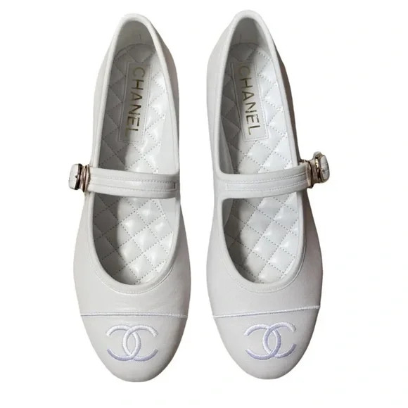 Chanel Mary Jane Flat Ballerinas Size 39 | Poshmark