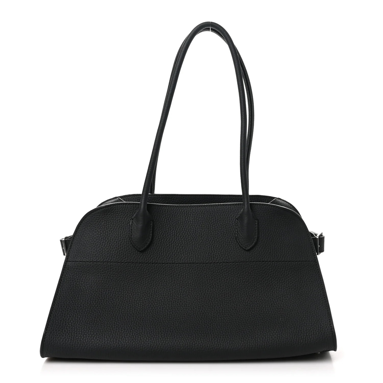 Grained Calfskin Margaux Shoulder 12 Black | FASHIONPHILE (US)