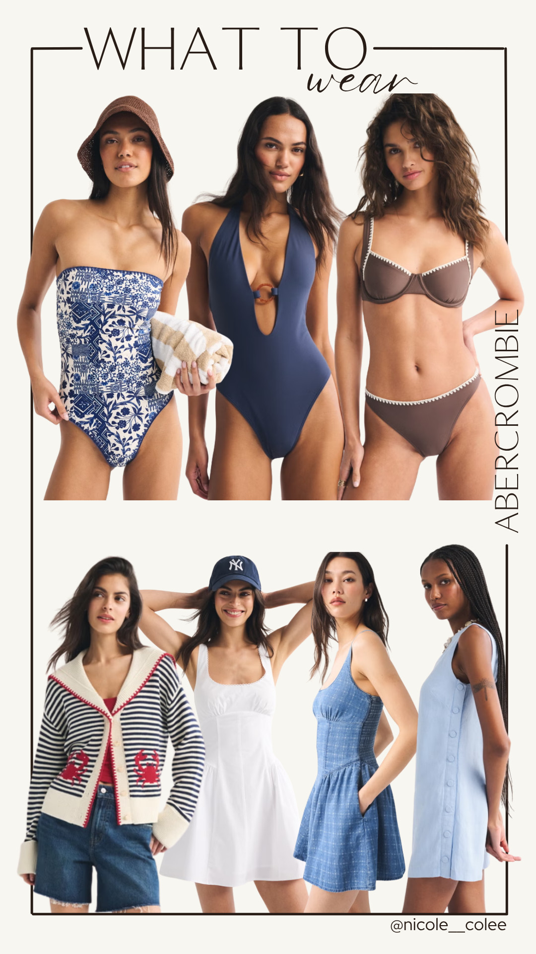 Coastal classics done right 💙🤍

Abercrombie is really having a moment right now… from effortless swim to easy throw-on dresses and those timeless summer layers you’ll wear on repeat ✨

These are the pieces that make getting dressed feel easy but still put together

Everything is linked on my LTK 🤍 

 