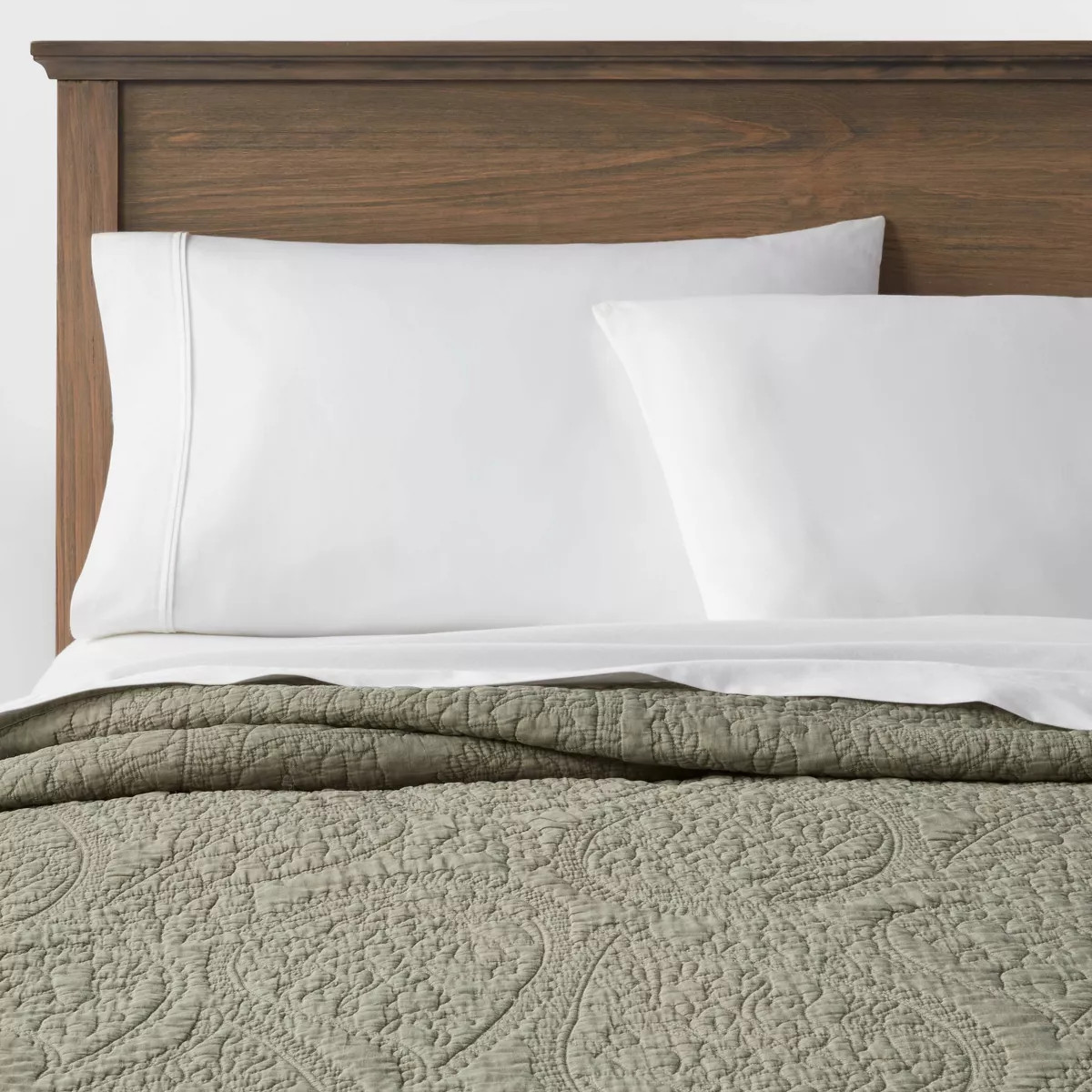 Garment Washed Paisley Stitch Quilt - Threshold™ | Target