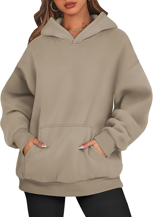 ATHMILE Womens Oversized Hoodies Fleece Sweatshirts Long Sleeve Sweaters Pullover Fall Clothes wi... | Amazon (US)