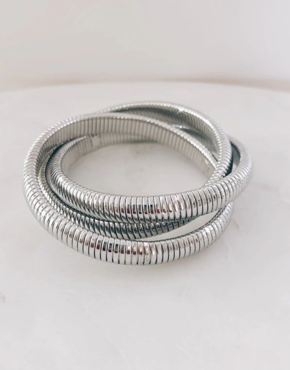 Serpent Stretch Chain Bracelet | Mac and Ry Jewelry
