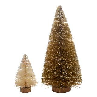 Mini White & Gold Sisal Tree Decoration Set by Ashland® | Michaels | Michaels Stores
