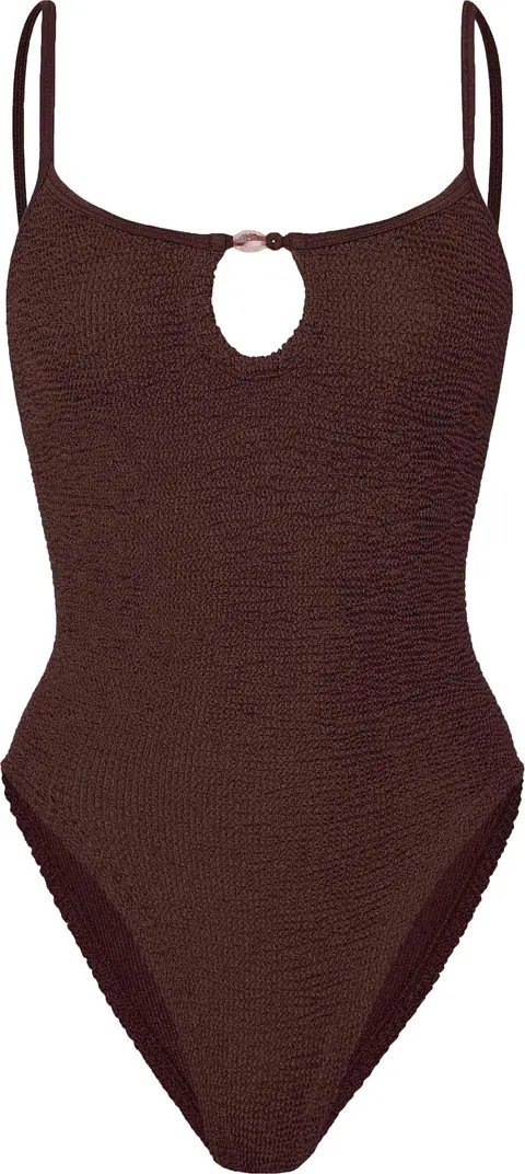 Hunza G Mia Beaded One-Piece Swimsuit | Nordstrom | Nordstrom