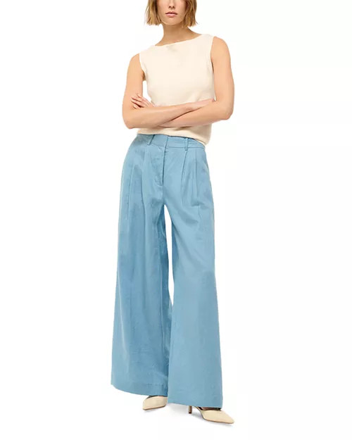 STAUD Sasha Linen Pants  | Bloomingdale's Women | Bloomingdale's (US)