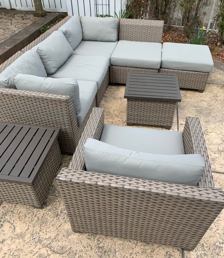 We bought this outdoor sectional four years ago and it has been one of the best purchases ever, we use it constantly in the warmer months. It’s on major sale for Way Day right now! We have the performance fabrication.

#LTKxWayDay