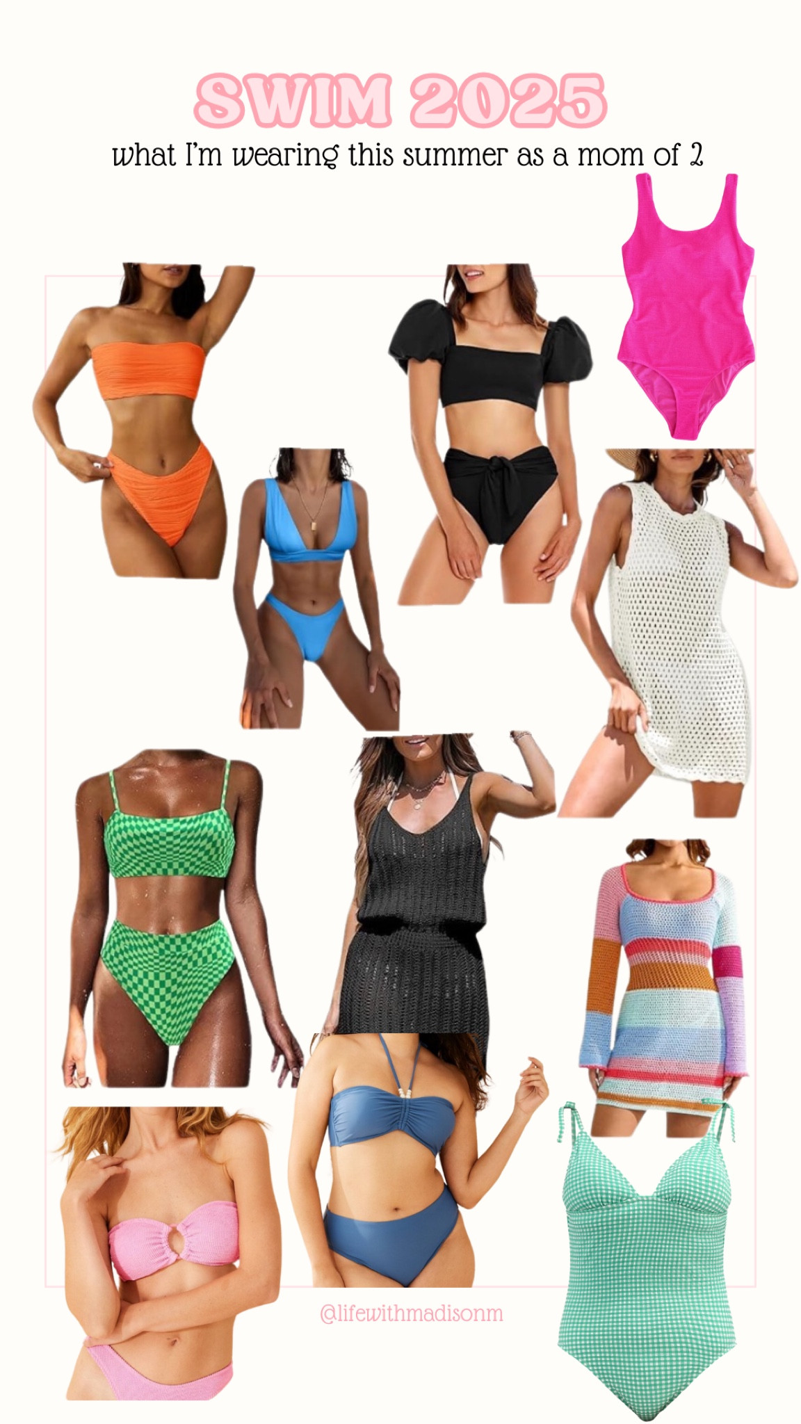 Swimwear I’m wearing this year as a mom of 2! 

#LTKFamily #LTKSeasonal #LTKSwim