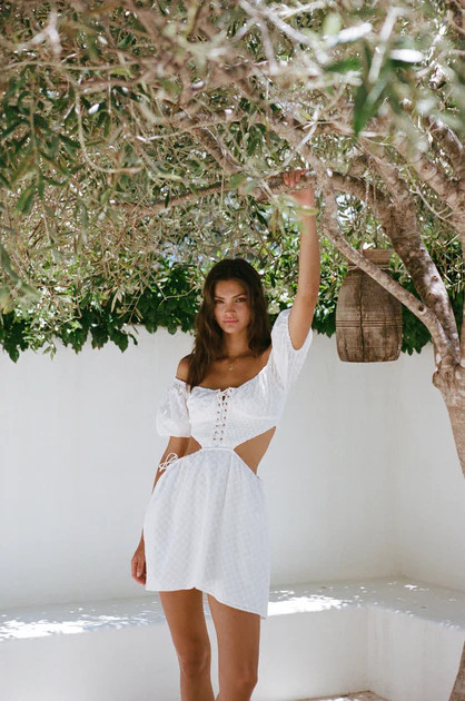 Haven Lace Up Dress | SABO SKIRT (Global)