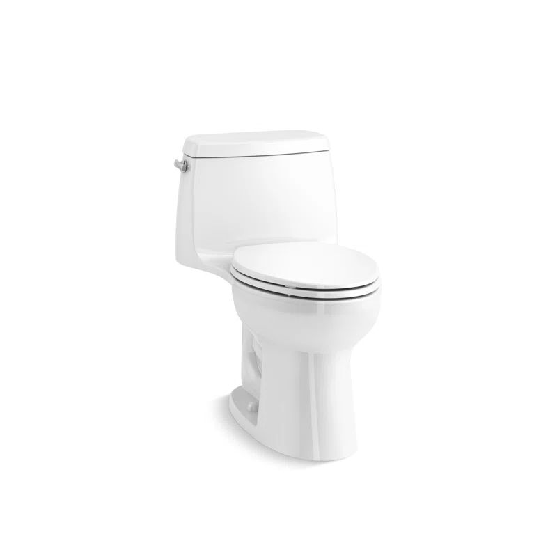 Santa Rosa Comfort Height One-Piece Compact Elongated 1.28 Gpf Toilet With Revolution 360 Swirl F... | Wayfair North America