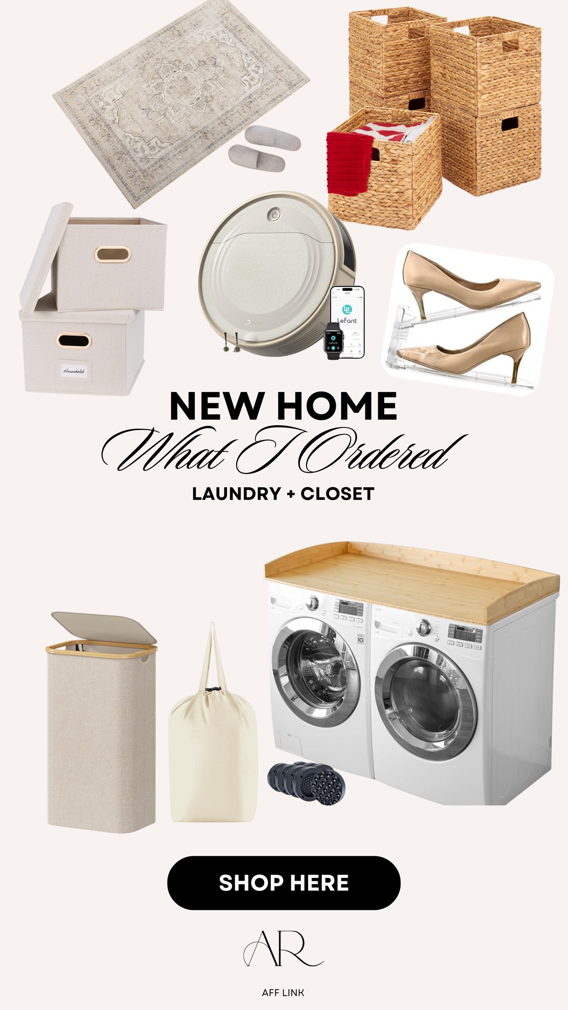 Laundry and closet organization for the new house!

Home organization, home storage, laundry organization, laundry room 

#LTKHome