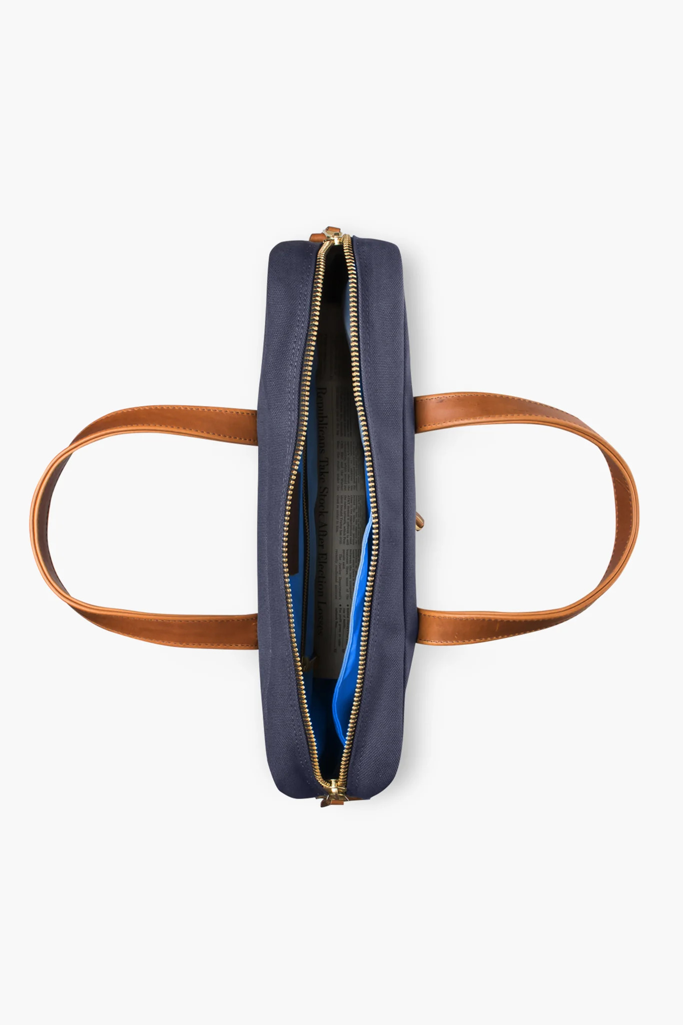 Navy Canvas Laptop Bag | Tuckernuck (US)