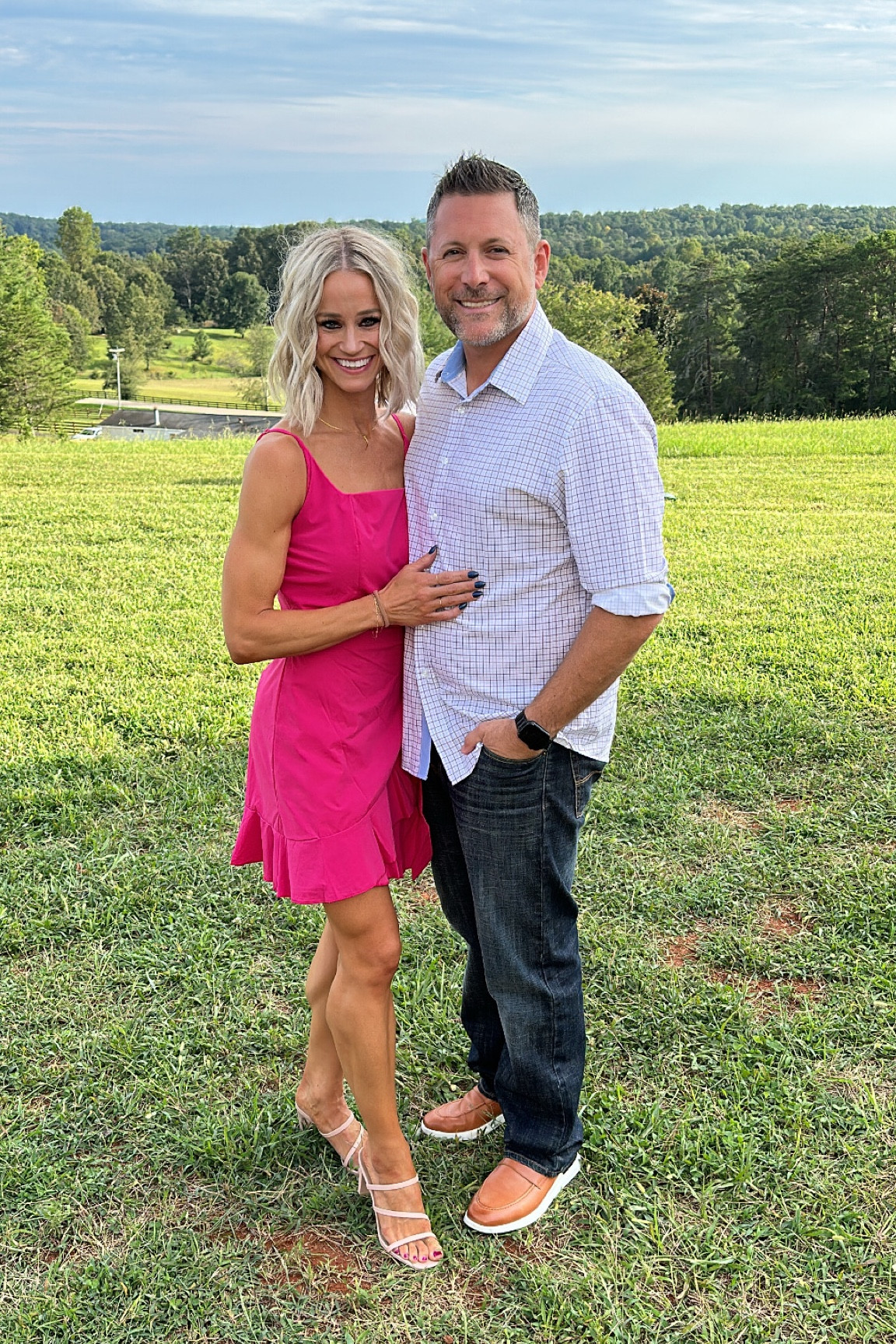 Rehearsal dinner ready in this adorable little dress. Ruffles in all the right places, perfect length and so comfortable! This colors is so vibrant in person, and it’s available in several shades! 
This is a small and I’d say it runs a tad large. But the straps are adjustable and the sash around the waist actually ties, so it can be adjusted. 

#weddingguest #rehearsaldress  

#LTKunder50 #LTKstyletip #LTKwedding