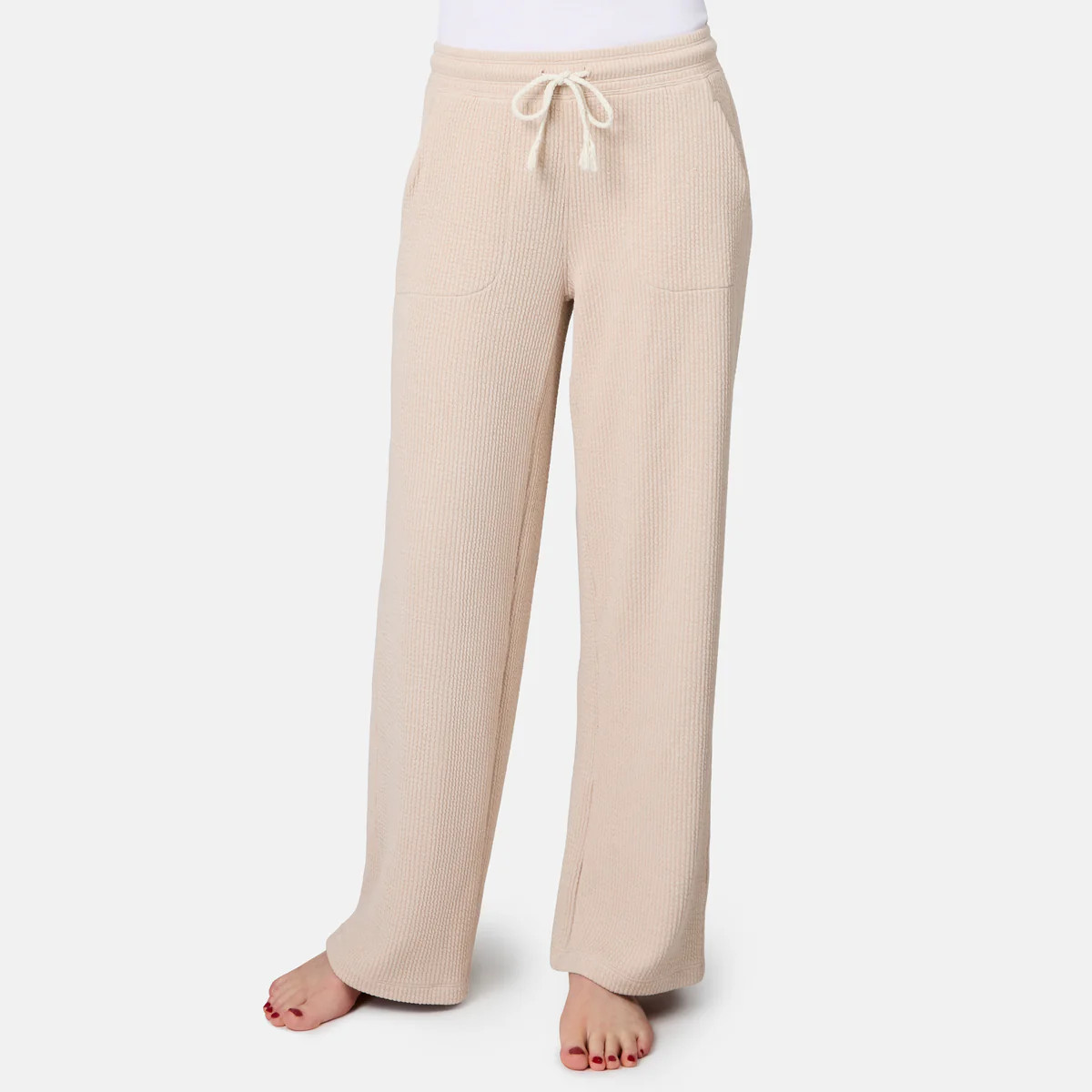 Women's Ripple Knit Long Wide Leg Pant | Free Country