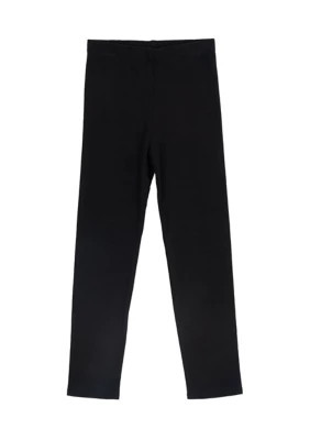Counting Daisies Girls 7-16 Solid Leggings, Black, 10 | Belk