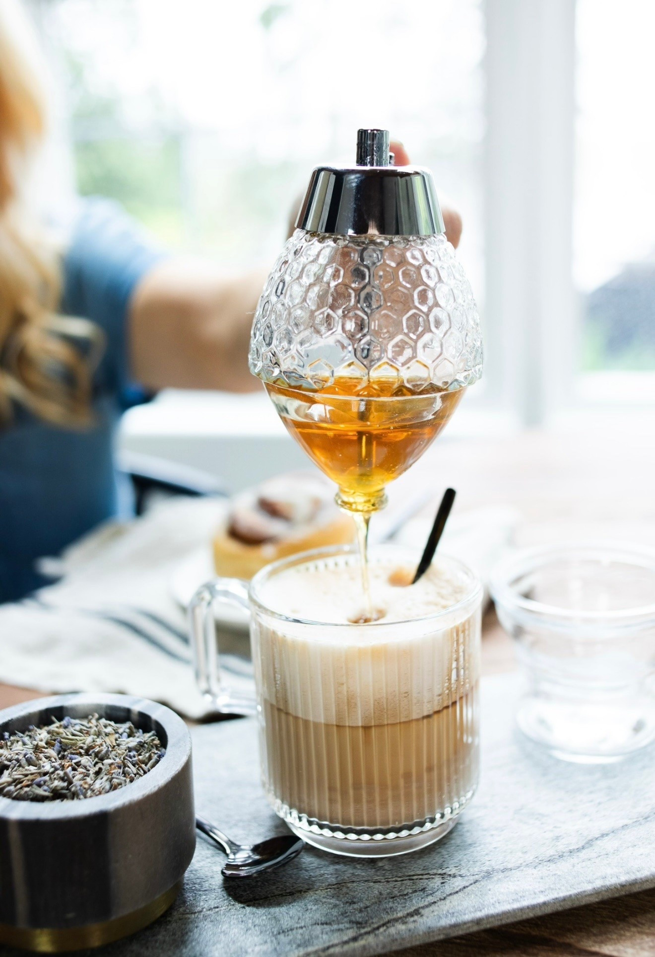 Glass Honey Dispenser for Coffee & Tea

This beautiful glass honey dispenser is one of my favorite little kitchen luxuries. It keeps honey neatly contained with a no-drip design, making it perfect for sweetening coffee, tea, yogurt, oatmeal, biscuits, and more. The honeycomb glass adds a charming touch to your coffee bar or countertop, and it’s one of those affordable Amazon finds that’s both functional and beautiful. A simple upgrade that makes everyday routines feel a little more special.

#LTKmorningroutine #LTKHome
