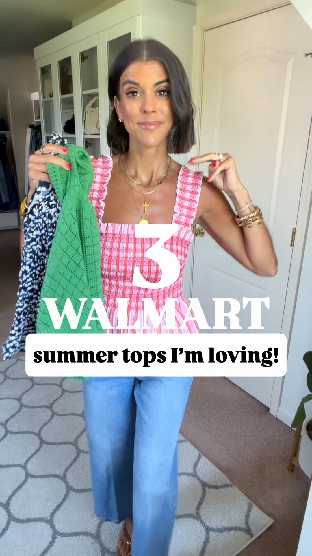 3 Summer tops from Walmart! Size xs in all. Jeans size 0. I’m 5’5 for reference.

#LTKootd #LTKgrwm #LTKSeasonal