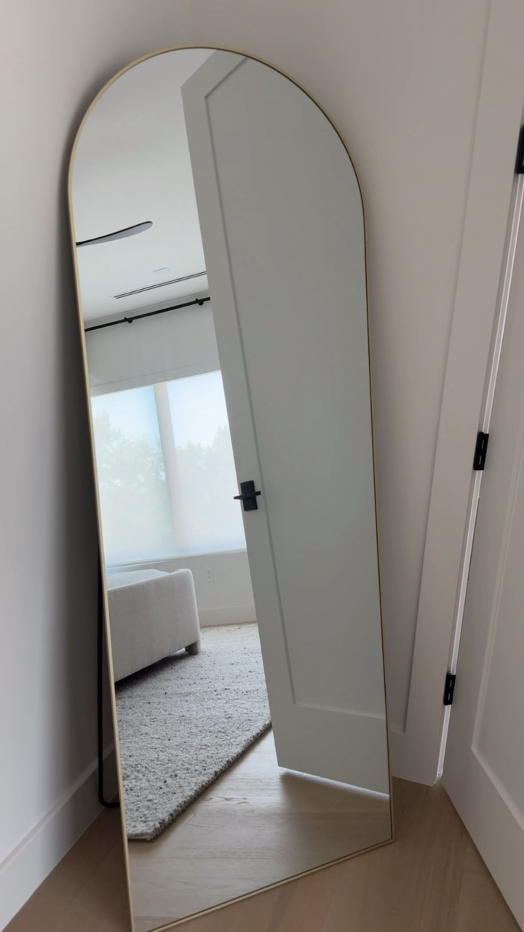 We got this full length mirror for our guest room and it's gorgeous! Comes in gold, silver, or black and we have the 71x26- on major sale today!

#LTKStyleTip #LTKSaleAlert #LTKHome