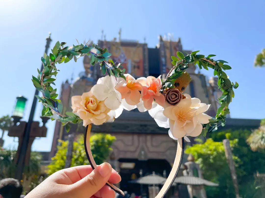 Baby Groot Inspired Ears | Marvel | Mouse Ears | Wire Flower Ears | Etsy (US)