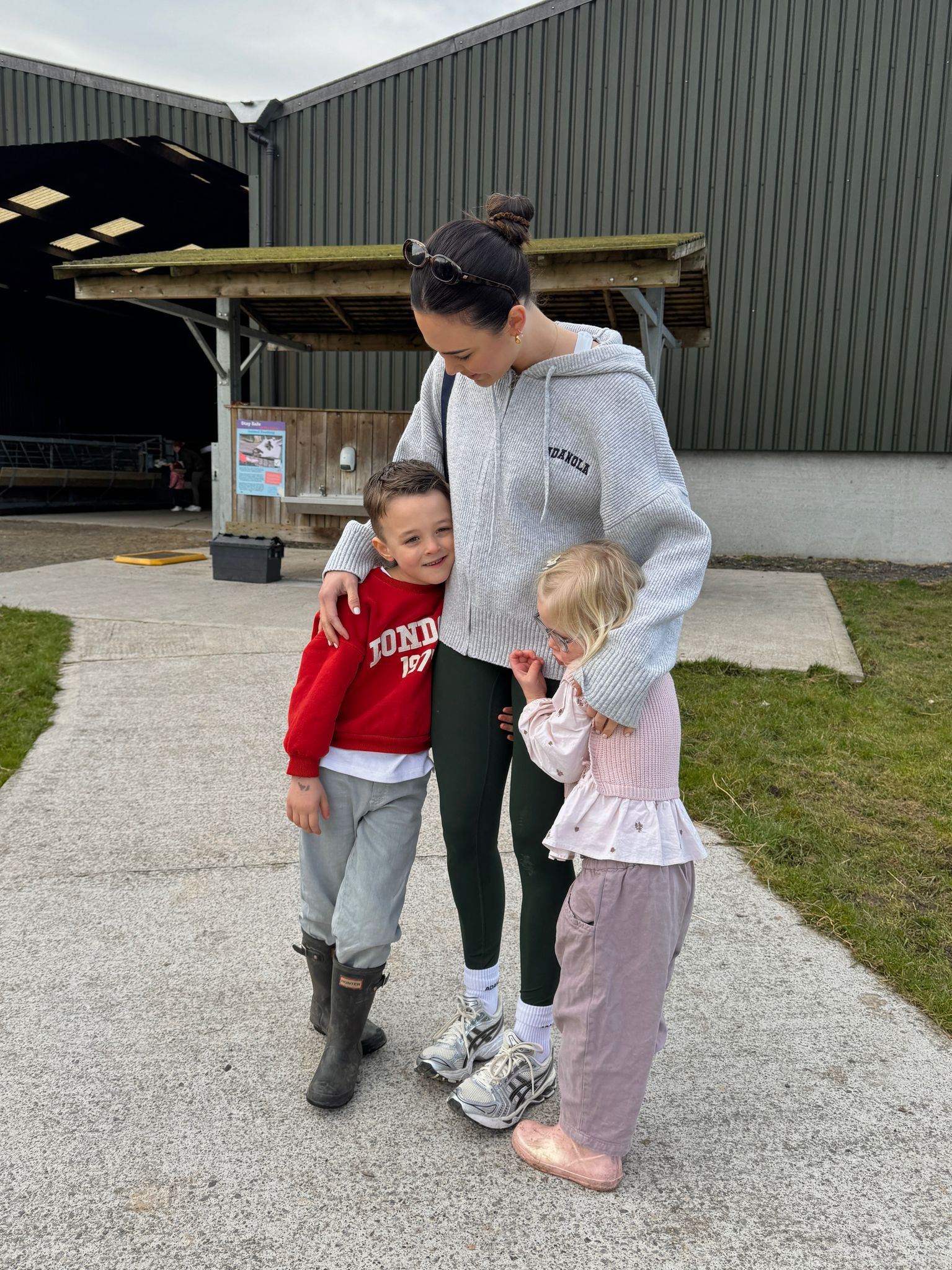 Daytime outfit ideas, family day out outfits, kids outfit, Zara kids, Adanola, grey hoodie, casual outfit, easy outfit ideas, Asics Gel trainers, high street style, boys outfit, girls outfit  

 #LTKuk #LTKspring #LTKstyletip