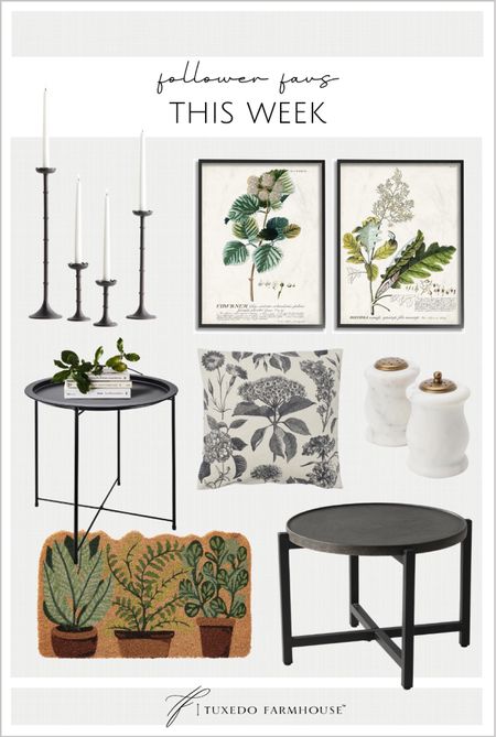 Follower home decor favorites this week. 

Wall art, candlesticks, outdoor tables, pillows, outdoor mats  

#LTKSeasonal #LTKFind #LTKhome