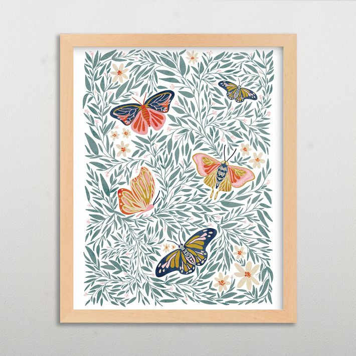 Minted® Secret Garden Framed Wall Art | Pottery Barn Teen