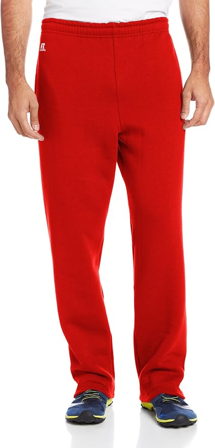 Russell Athletic Men's Dri-Power Open Bottom Sweatpants with Pockets | Amazon (US)