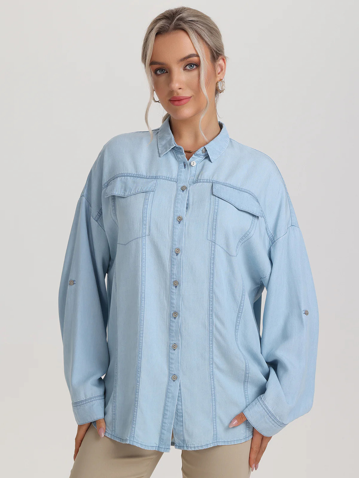 Button Down Denim Shirt | 89th + Madison