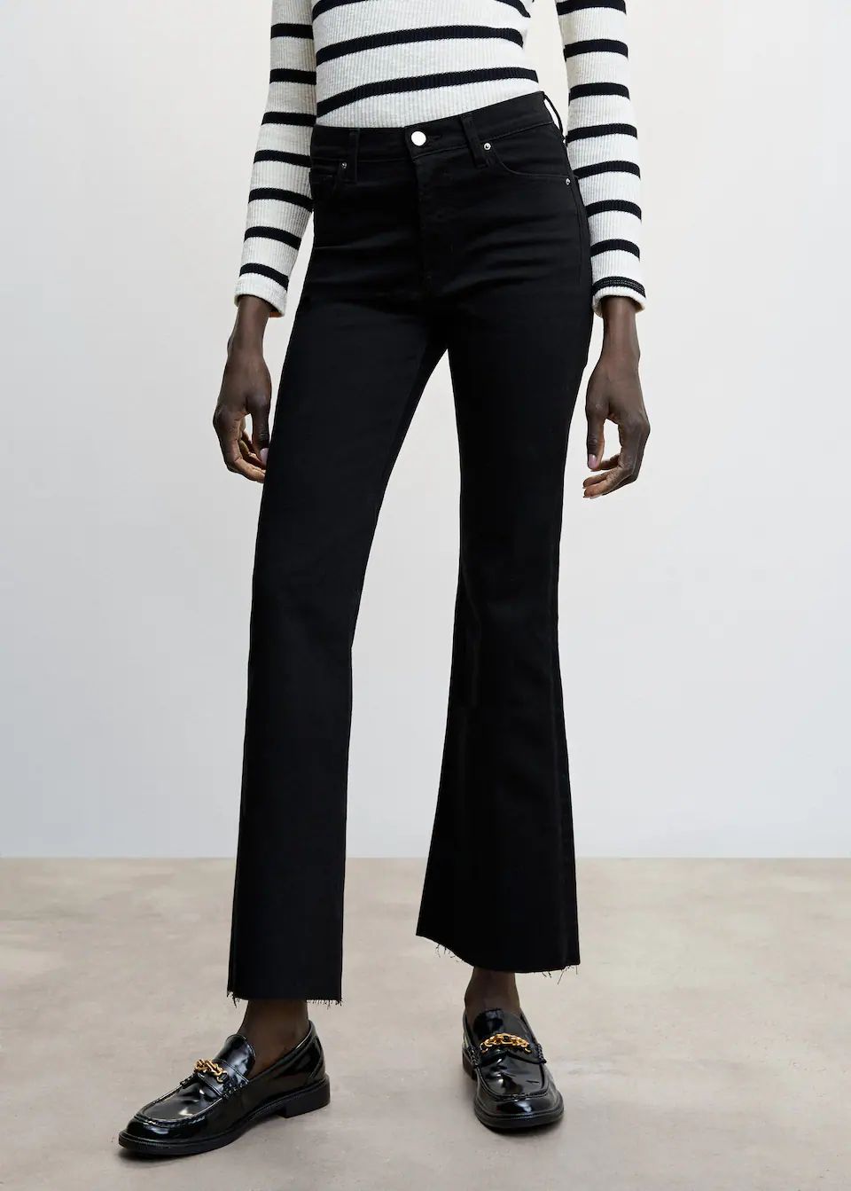 High-waist bootcut jeans -  Women | Mango USA | MANGO (US)